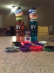 Image of I Love Doobies! Wristbands