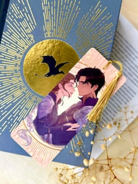 Colección Marcapágina Tradicional Violet y Xaden, Saga empíreo.