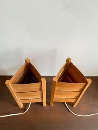 Image 3 of Paire de lampes de table en bois de pin – Luleå Stjärslöjd 