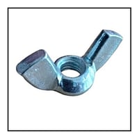Image 2 of Wing Nuts and Dome Nut in bright finish, hex M6 & M8