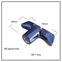 Image 2 of T Grip Handle with Threaded Hole 