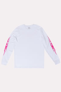 Image of DRAG x EPOKHE LONG SLEEVE TEE <BR> WHITE