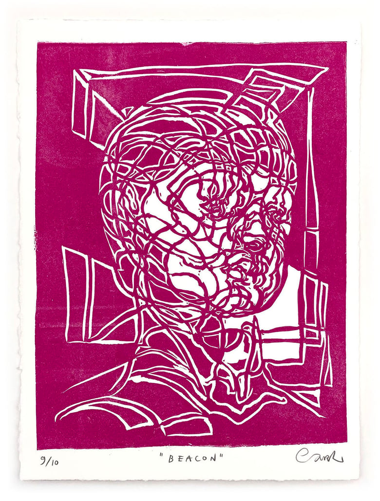 Image of "Beacon" (9/10) – Limited Edition Linocut