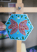 Image of Pink and orange fairy wings sticker | Free shipping