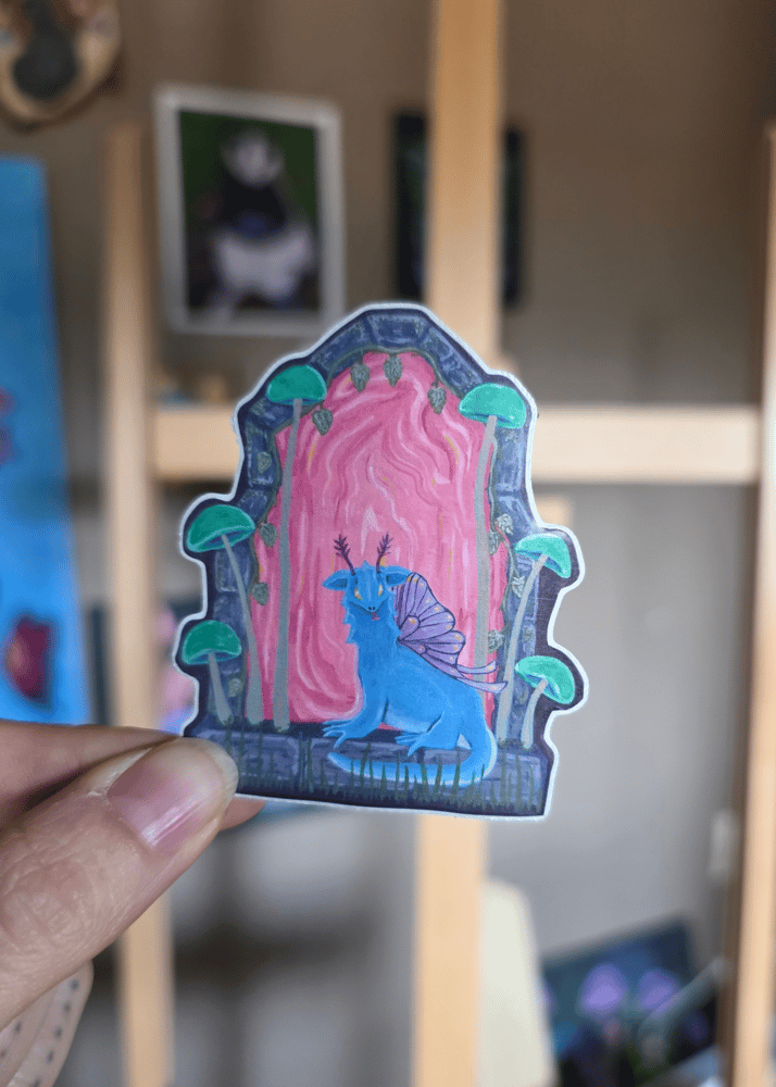 Image of Fairy portal sticker | Free shipping