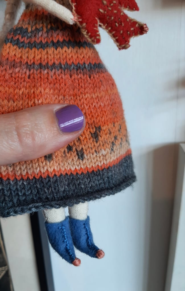 SALE ~ Hope ~ Circus Art doll ~ handmade 