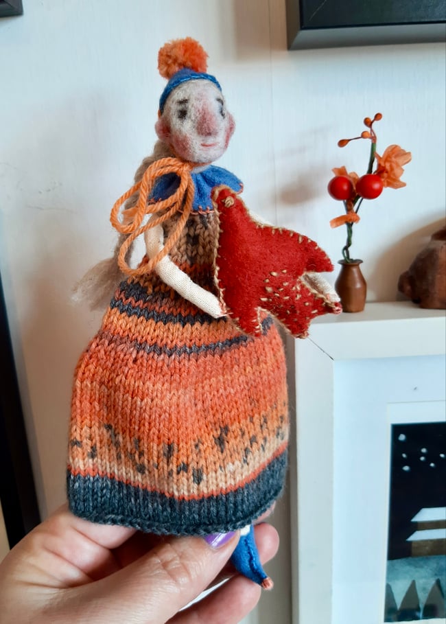 SALE ~ Hope ~ Circus Art doll ~ handmade 