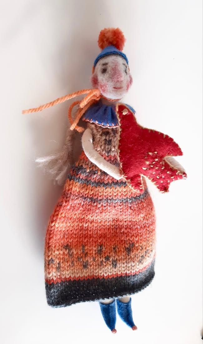 SALE ~ Hope ~ Circus Art doll ~ handmade 