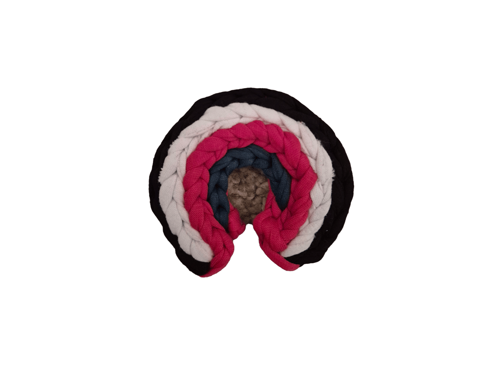 Image of Embroided Key Ring - Made in Aida