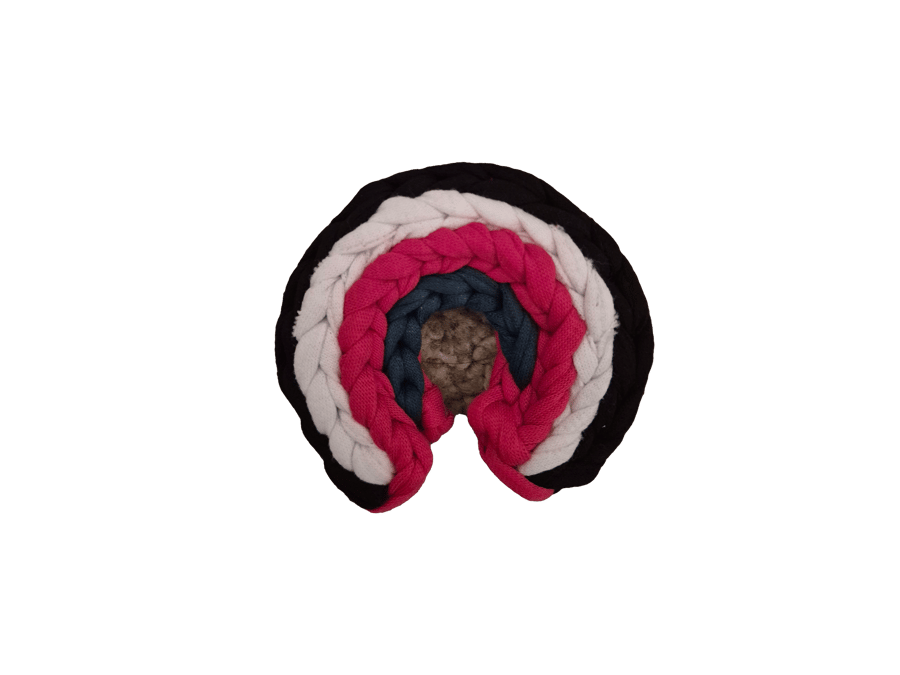 Image of Embroided Key Ring - Made in Aida
