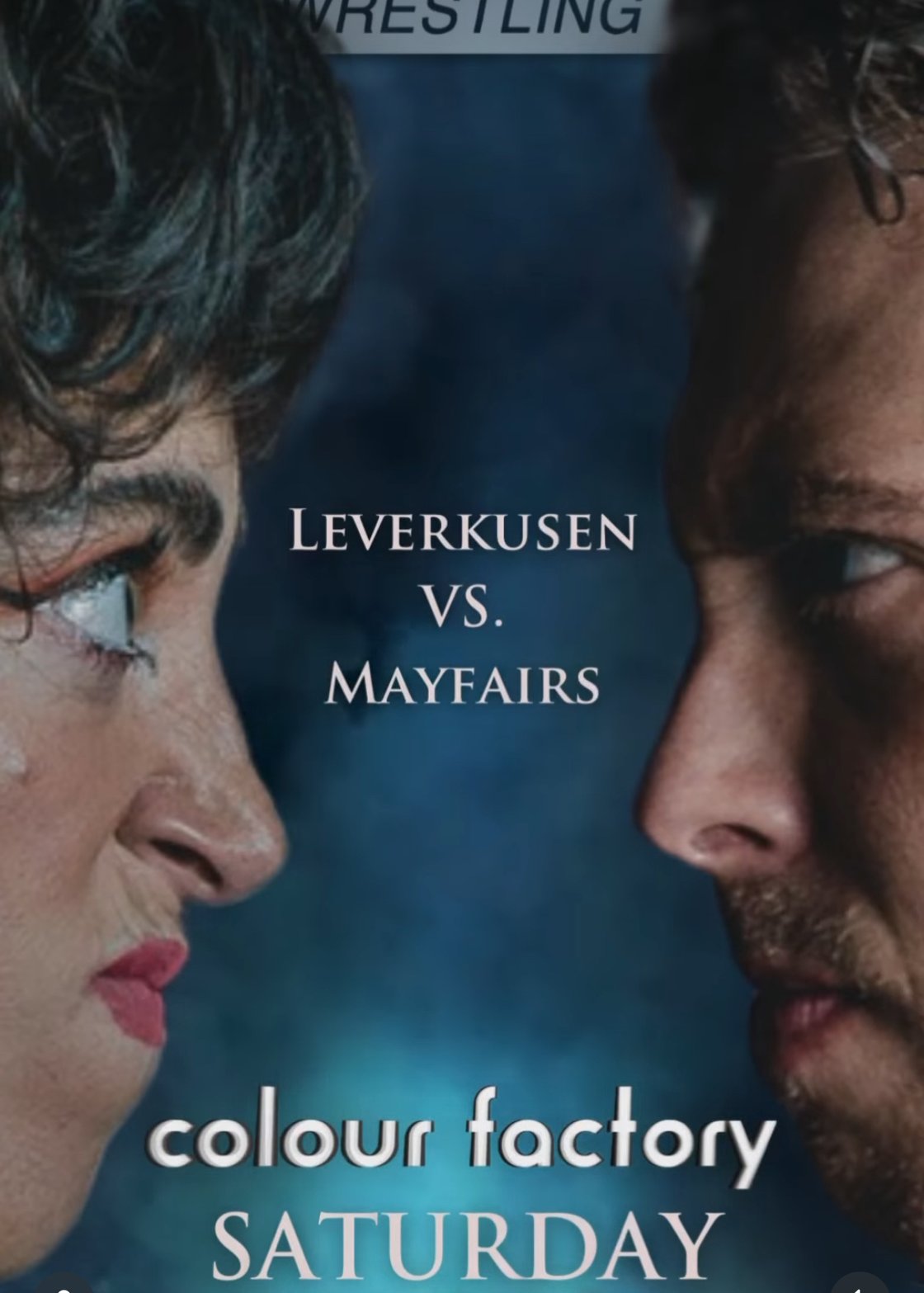 Image of *RARE* Ladder Match Poster - Signed by Tate & Rayne