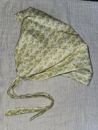 Image 2 of Cotton Tichel in Lovely Leaves