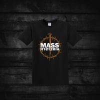 Image 2 of T-shirt Mass Hysteria Clou Blanc / Orange 