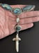 Image of Labradorite with Pearl Cross Necklace