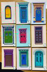 Doors of Midtown Harrisburg Original Paintings