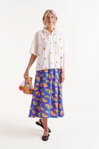 Image 5 of Camisa manga corta estampado de naranjas