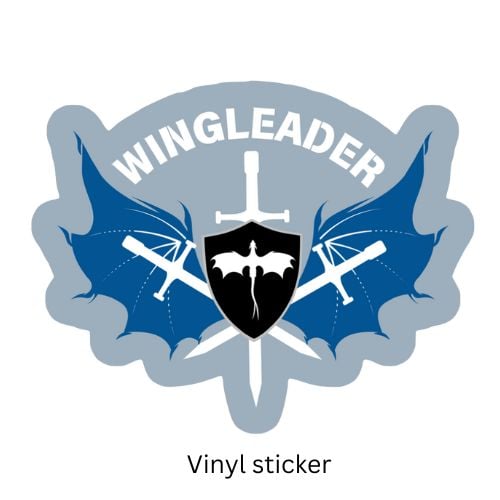 Image of Officially licensed Fourth wing vinyl stickers 