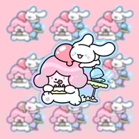 Slurpuff & Cinna Vinyl Sticker