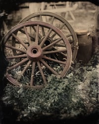 Hand-colored Wagon Wheels