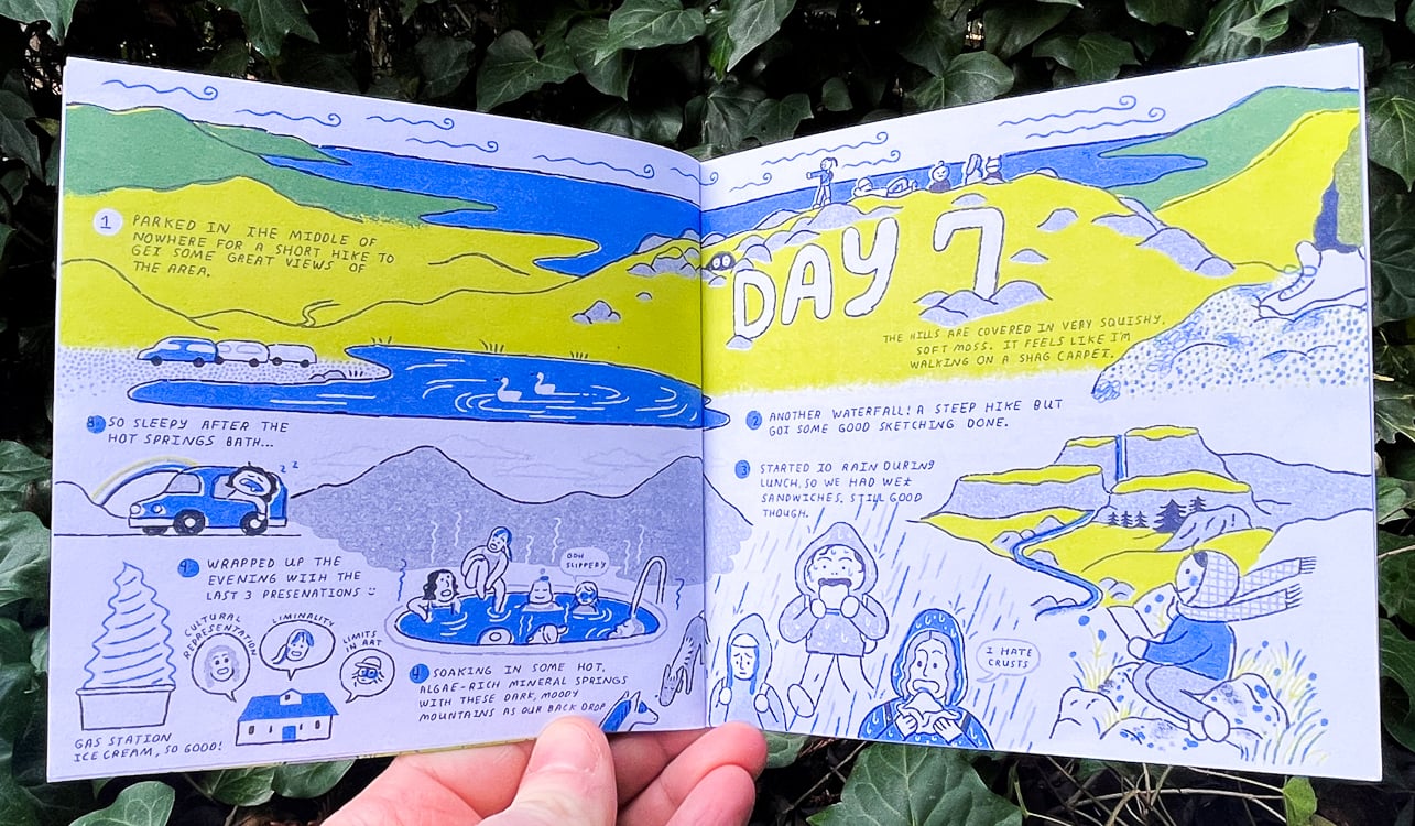 Iceland Travel Zine by Min Heo | National Monument Press + Chute