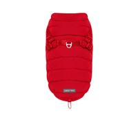 Image 2 of Harness Puffer Coat in Red - Canada Pooch 