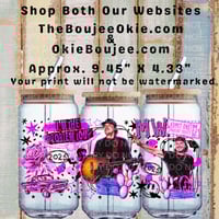 Morgan Wallen (Pink) Double Sided Uv Dtf Wrap W0943