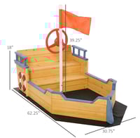 Image 2 of Hudson Pirate Ship Sandbox