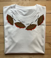 Image 1 of Dark Bordered Beauty Moth T-Shirt