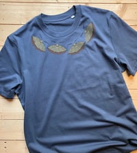 Image 5 of Dark Bordered Beauty Moth T-Shirt