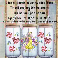 Candyland Princess Double Sided Uv Dtf Wrap W0971