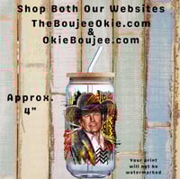 George Strait Double Sided Uv Dtf Decal T16