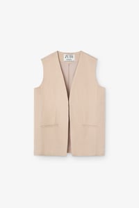 Image 1 of Chaleco Bianca Beige