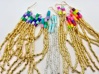 Image 2 of Fall Gold Earrings 
