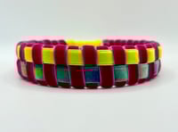 Hot Pink Plaid Headband