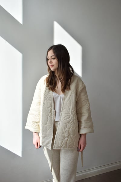 Image of BOTANIKA Quilted Kimono Jacket