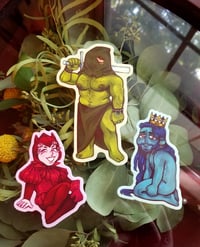 Queer Medieval Trio - Stickers