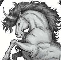 Image 3 of Unicorn Fine Art Print