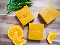 Image 2 of Orange & Turmeric Handmade Cold Processed Soap 