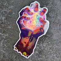 Image 2 of Beren's Hand Holographic Sticker