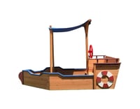 Image 6 of Hudson Pirate Ship Sandbox With Canopy