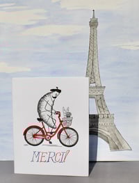 Image 1 of Merci! Letterpress Thank You Card