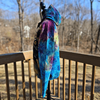 Image 4 of Ice Dyed Mandala Adult (Large) Unisex Hoodie