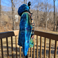 Image 5 of Ice Dyed Mandala Adult (Large) Unisex Hoodie