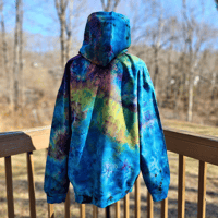Image 6 of Ice Dyed Mandala Adult (Large) Unisex Hoodie
