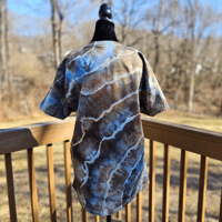 Image 4 of Ice Dyed Single Geode Pattern Adult (Large) Unisex T-shirt