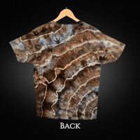 Image 2 of Ice Dyed Single Geode Pattern Adult (Large) Unisex T-shirt