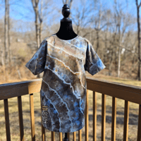 Image 3 of Ice Dyed Single Geode Pattern Adult (Large) Unisex T-shirt