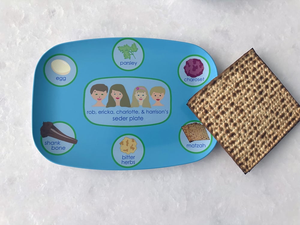 Image of Personalized Seder Tray