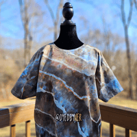 Image 7 of Ice Dyed Single Geode Pattern Adult (Large) Unisex T-shirt