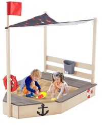 Image 2 of Winslow Pirate Sandbox With Canopy